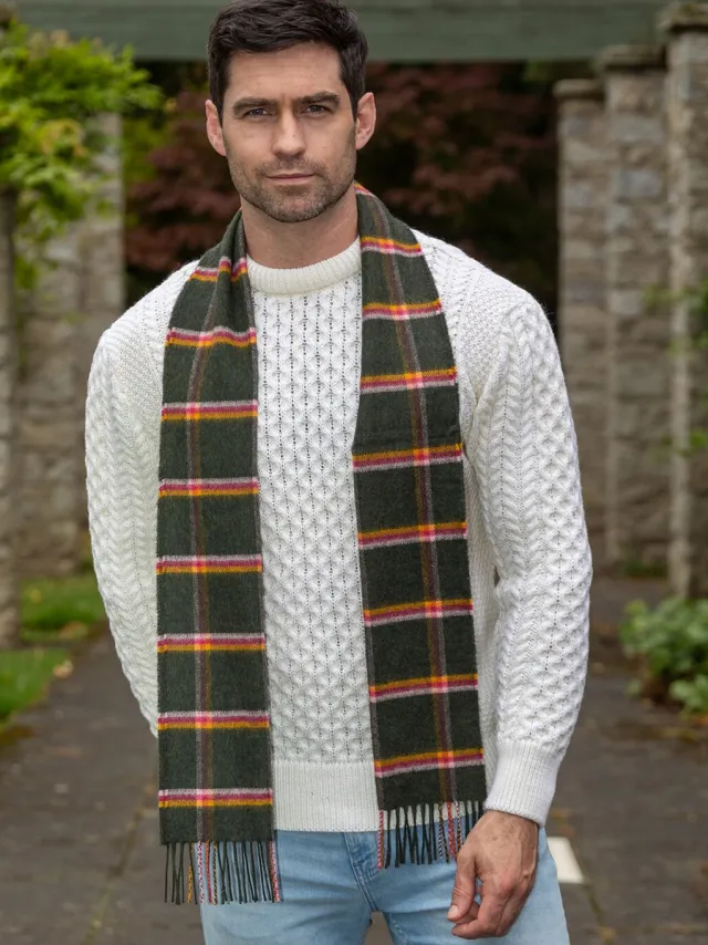 Mens Cashmere Scarves|Ladies Cashmere Scarves*Sweater Shop 100% Cashmere Scarf Green