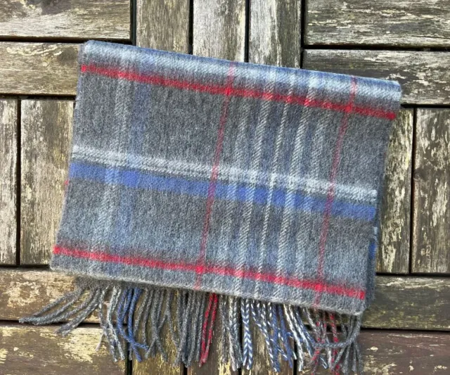 Mens Cashmere Scarves*Sweater Shop 100% Cashmere Scarf Grey