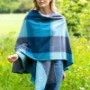 Womens Irish Knitwear|Ladies Aran Ponchos & Capes*Sweater Shop 100% Lambswool Cape - Sue 708