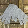 Aran Gloves & Mittens*Sweater Shop 100% Lambswool Gloves Dark Grey
