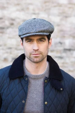 Aran Wool Hats|Mens Caps*Sweater Shop 8 Piece Driving Cap Col: 01