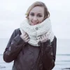 Ladies Aran Scarves*Sweater Shop Aran Infinity Snood Natural