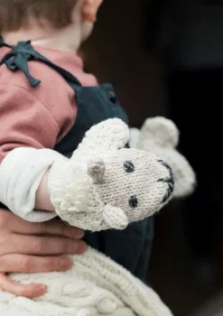 Sheep Toys And Gifts|Kids Hand-Knit Sweaters And Cardigans*Sweater Shop Babies Handknit Aran Gloves