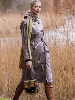 Stylish Irish Bags*Sweater Shop Grace Tweed Bag Orange Green