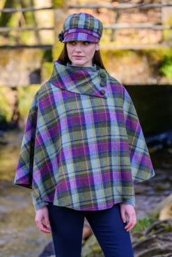 Ladies Aran Ponchos & Capes*Sweater Shop Irish Tweed Poncho 574 1