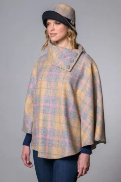 Ladies Aran Ponchos & Capes*Sweater Shop Irish Tweed Poncho Col. 751