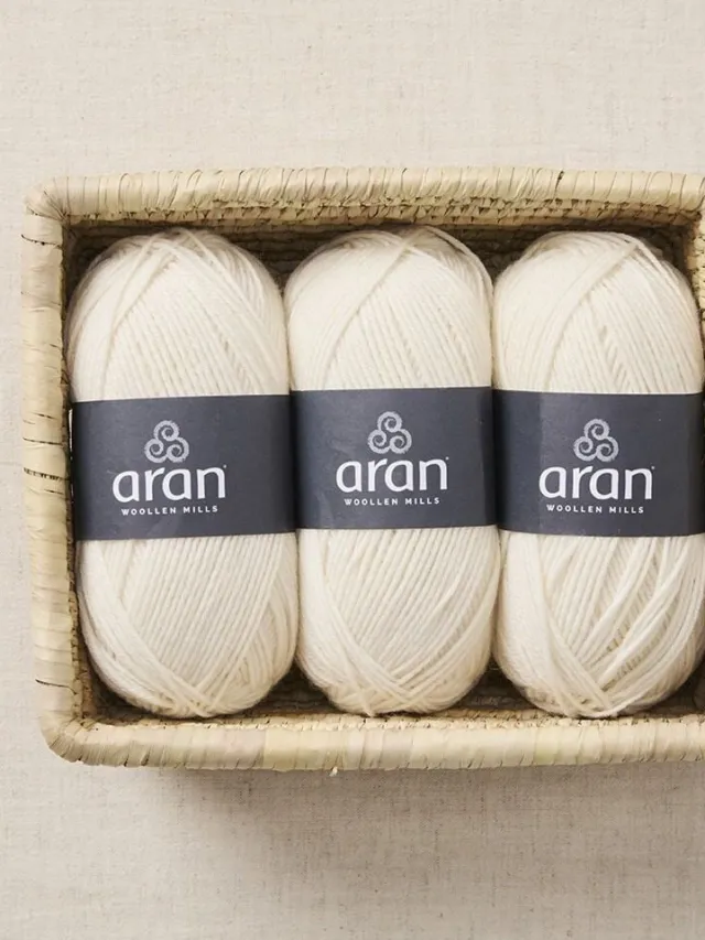 Packs Of Irish Wool*Sweater Shop 1Kilo Merino Wool Natural 162