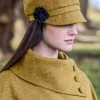 Ladies Hats*Sweater Shop Ladies Newsboy Cap Mustard