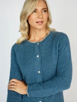 Cashmere And Merino Wool Sweaters|Ladies Cardigans*Sweater Shop Ladies Wool and Cashmere Classic Cardigan