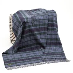 Pure Wool Throw*Sweater Shop Large Irish Picnic Blanket Col: LW113