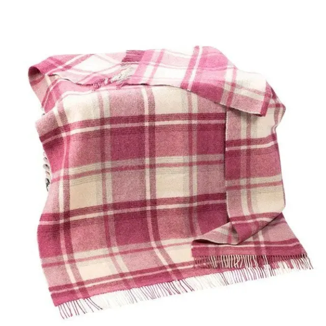 Pure Wool Throw*Sweater Shop Large Irish Picnic Blanket Col: LW126
