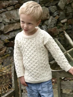 Baby & Toddler Sweaters|Kids Aran Sweaters*Sweater Shop Merino wool Children's Aran Sweater