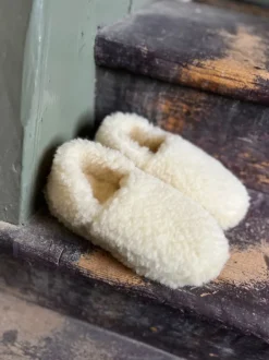 Slippers*Sweater Shop Merino Wool Slippers Natural