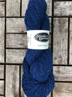 Packs Of Irish Wool*Sweater Shop Soft Donegal Knitting Wool Royal Blue 100g