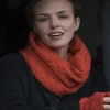 Ladies Merino Wool Scarves*Sweater Shop Super Soft Irish Snood Orange