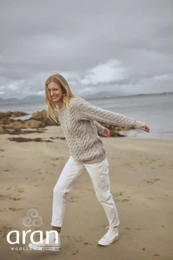 Womens Irish Knitwear|Cashmere And Merino Wool Sweaters*Sweater Shop Super Soft Merino Wool Sweater Oatmeal