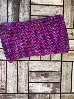 Ladies Merino Wool Scarves*Sweater Shop Super-soft Snood - Handmade in Ireland - Rich Purple
