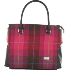 Stylish Irish Bags*Sweater Shop The Emily Irish Tweed Bag Pink 223