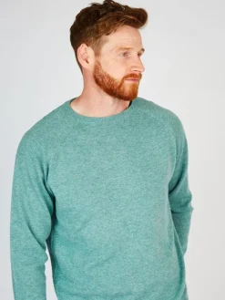Cashmere And Merino Sweaters|Mens Knitwear*Sweater Shop Wool and Cashmere Crew Neck Lochlevin
