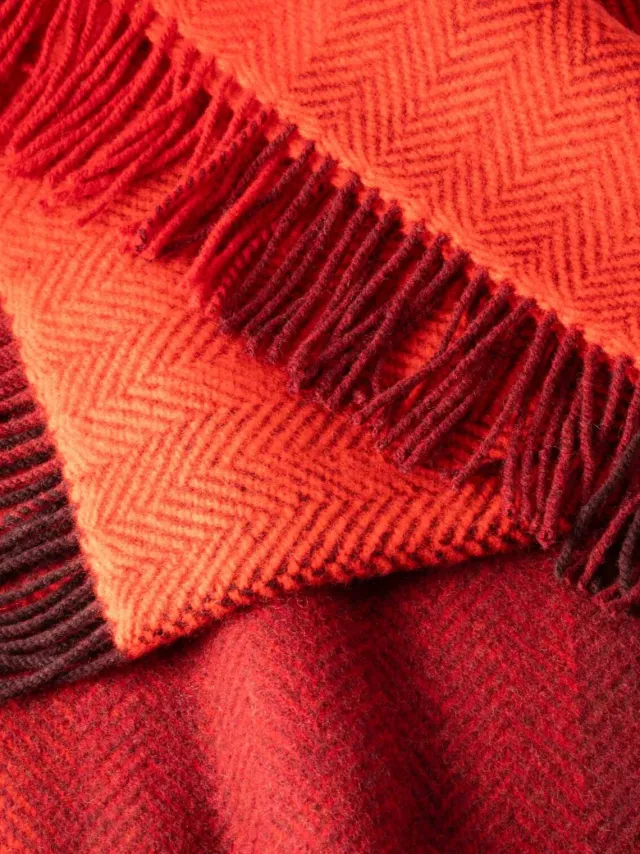 Cashmere & Merino Throws*Sweater Shop Wool and Cashmere Throw Col.1441
